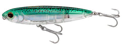 Yo-Zuri R1369 TopKnock Pencil side view highlights distance casting through tail-first flight.