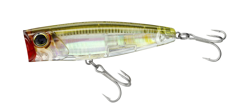 Yo-Zuri R1411-RPCH 3D Inshore Popper 90mm flashes for shallow-water strikes