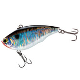 Yo-Zuri Rattl'n Vibe Black Silver 55mm; vivid color and loud rattle for longer casts.