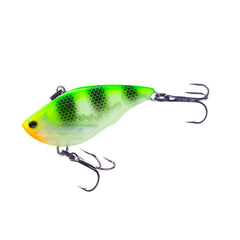 Yo-Zuri RattlN Vibe Mini close-up showing vivid perch pattern for panfish
