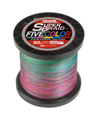 Yo-Zuri Superbraid 3300 yd floating braid in 5-color pattern for depth tracking