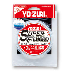 Yo-Zuri SuperFluoro 30Yd 40Lb Natural Clear leader close-up