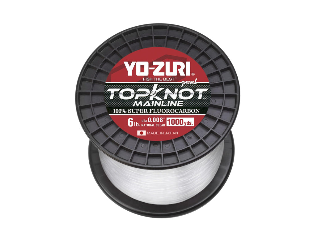Yo-Zuri TK ML 6LB NCL 1000YD fishing line for long casts and strong knots.