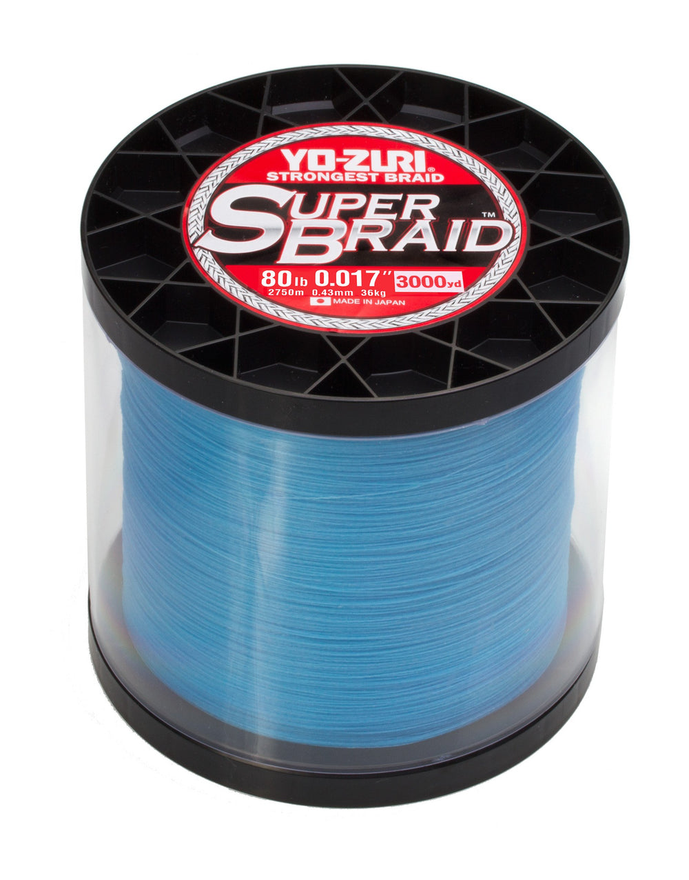 Yo-Zuri YZ SB 50LB Blue 3000YD braided line spool for long, accurate casts