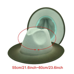 YOLAI yellow fedora hat, back view, packable and breathable for travel.
