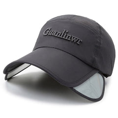 YOLAI hat – back view showing adjustable strap for a secure fit.