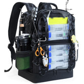 YOLIBON camouflage fishing backpack with cooler - front view
