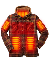 Yolikeb heated jacket for men with battery pack included provides portable warmth.