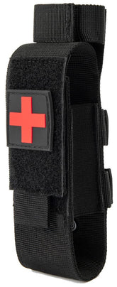 YONCONO tactical Molle tourniquet holder front view shows quick access and secure fit.