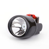 Yongkist waterproof headlamp front view showing rugged build for underground work