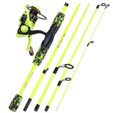 YONGZHI 5-piece spinning fishing rod and reel combo