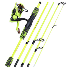 YONGZHI 5-piece spinning fishing rod and reel combo