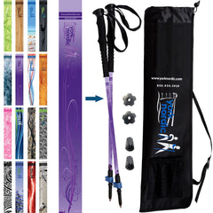 York Nordic cushion grip hiking pole offers a comfortable grip for long hikes.