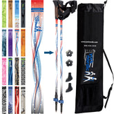 York Nordic walking poles with glove grips for ergonomic comfort on long hikes