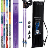 York Nordic official Nordic walking poles with classic grip for comfortable daily hikes.