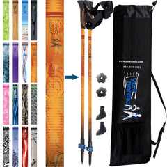 York Nordic poles classic glove grip assembly shows secure grip and quick setup on trails