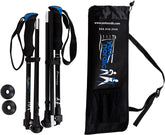 York Nordic ultralight folding poles shown compact for travel.