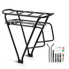 YS YOSE POWER rear rack side view for secure luggage on 26-28 inch bikes