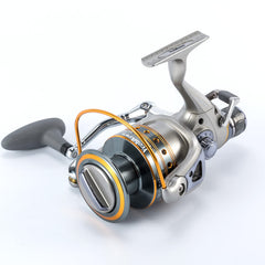 Yoshikawa Spinning Reel 3000 ball bearings close-up emphasizes smooth retrieval.
