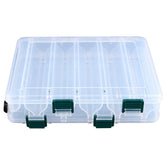 Yosoo 12-compartment double-sided box with clear lid for organized tackle