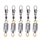 Yosoo fishing sinker 6g with interlock snap for quick rigging in freshwater and saltwater