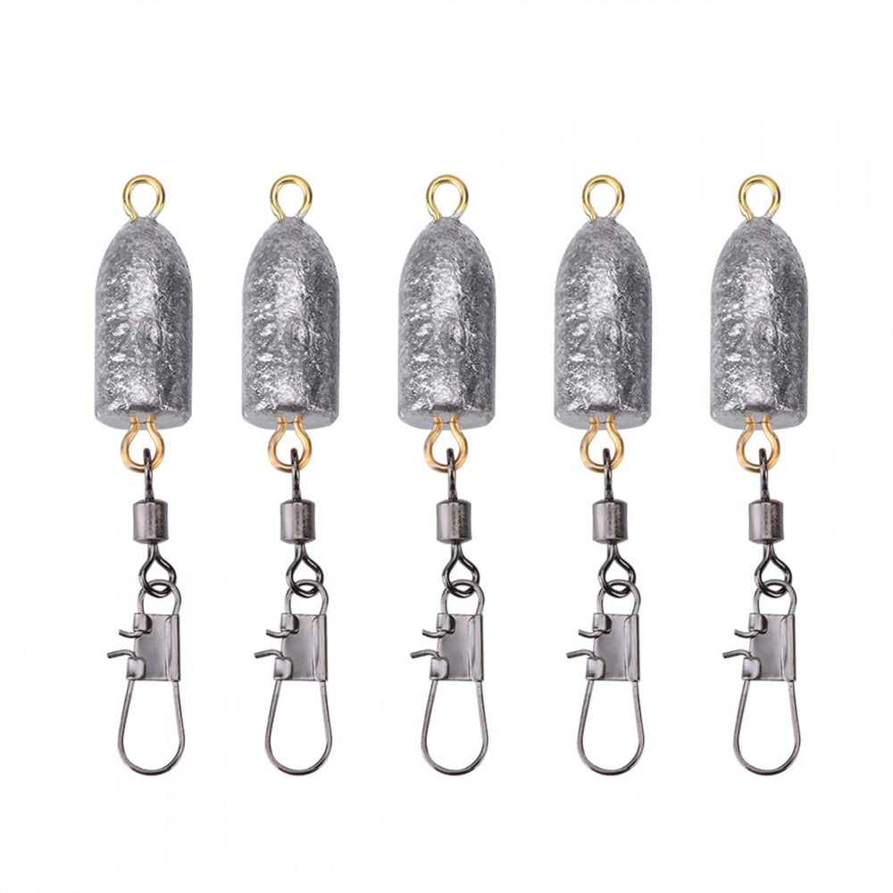 Yosoo Health Gear 6g interlock fishing sinker with snap for quick connection.