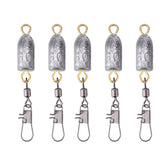 Yosoo Health Gear fishing weights with interlock snap for quick rigging.