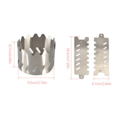Youngy stainless steel windshield frame provides durable protection against gusts