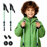 Yourjoy hiking poles folded compact, easy storage for backpacks and travel adventures.
