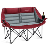 Youtanic oversized camping chair unfolds easily for comfortable outdoor seating.