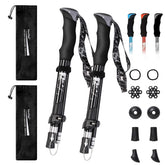 YOVITAL trekking-poles-extended-53-inches shows extended length for tall-height hikes.