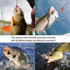 Lures with heavy weights 0.11 to 0.25 oz for versatile fishing