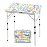 Yriuat folding camping table fully assembled for outdoor picnics and quick setup.