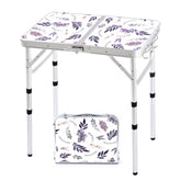 Yriuat folding camping table open 24x16 offers stable outdoor dining surface.