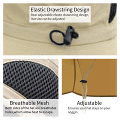 YR.Lover Sun Blocker Hat neck flap rolled for compact packing and travel ease