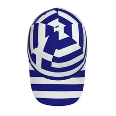 YSBYEIU Greece flag cap on vacation-ready setup