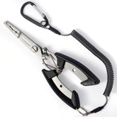 YsDiYxYw fishing pliers with lanyard – compact stainless steel design