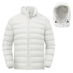 YSENTO jacket stand-up collar close-up for versatile wear and modern styling