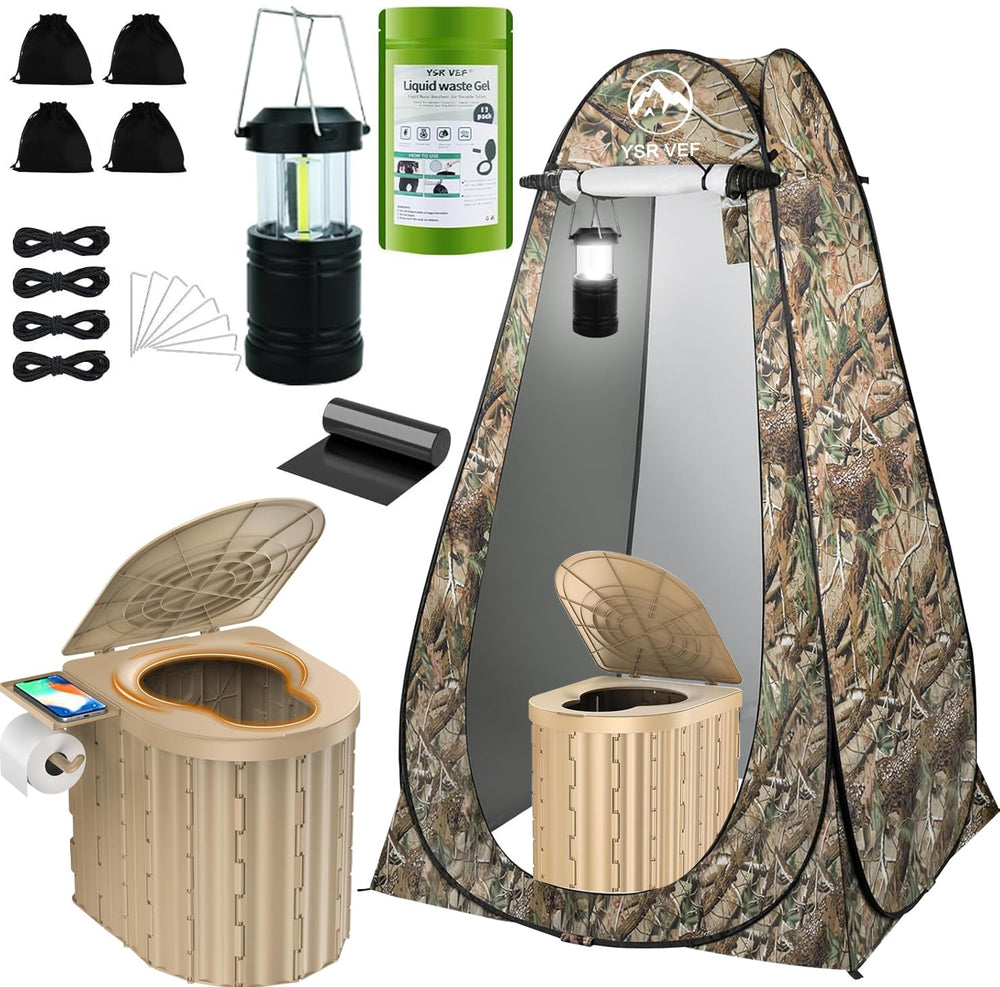 YSR VEF camping toilet ergonomic seat for comfortable outdoor use