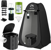 YSR VEF pop-up privacy tent setup for easy camping privacy and shelter
