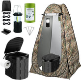 YSR VEF portable toilet kit pop-up tent with quick setup for camping privacy.