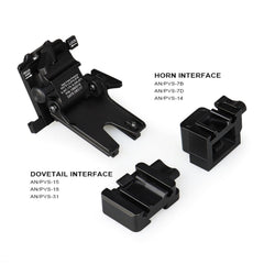 YSS NVG mount CG balance reduces forward tilt for comfort