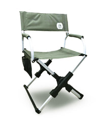 YTZ Outdoor chair includes two mesh beverage holders for convenient refreshments.
