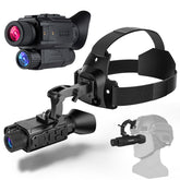 YUANZIMOO head-mounted night vision monocular front view for hands-free observation