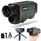Yuanzimoo Night Vision Monocular with 850nm IR illumination enables clear dark-scene viewing for wildlife observation.