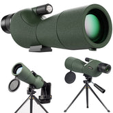YUANZIMOO spotting scope 25x-75x view delivers clear target detail for shooting.