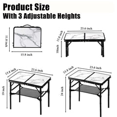YUFIFAIRY aluminum folding table top for durable, portable use