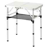 YUFIFAIRY folding table small top view shows portable dining on the go.