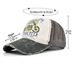 YULOONG cap denim frayed edge shows retro style for casual everyday wear.