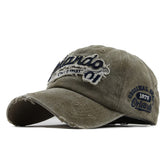 YULOONG vintage cap with Orlando embroidery for casual outdoor style.